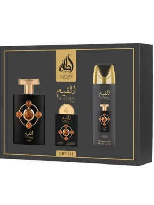 Poslední Šance Lattafa Pride Al Qiam Gold EDP 100 ml + EDP 20 ml + DEO ve spreji 200 ml UNISEX