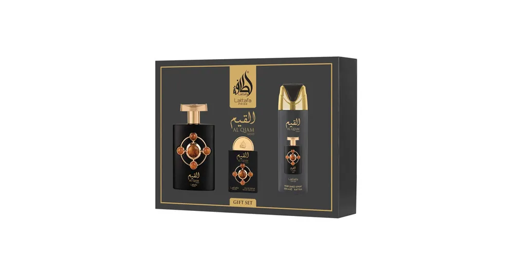 Poslední Šance Lattafa Pride Al Qiam Gold EDP 100 ml + EDP 20 ml + DEO ve spreji 200 ml UNISEX