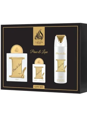 Lattafa Pride Peace & Love EDP 100 ml + EDP 20 ml + DEO ve spreji 200 ml UNISEX Nízká Cena