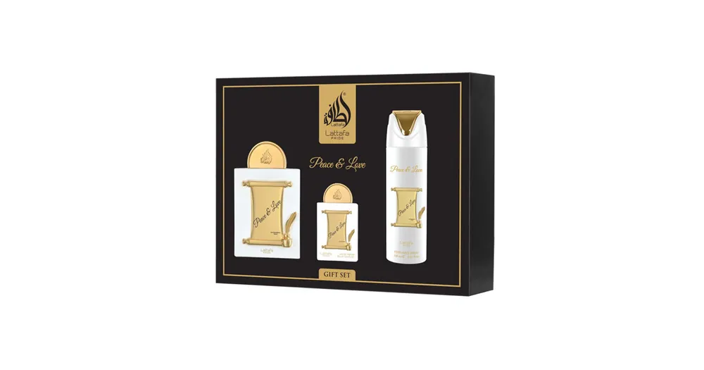 Lattafa Pride Peace & Love EDP 100 ml + EDP 20 ml + DEO ve spreji 200 ml UNISEX Nízká Cena