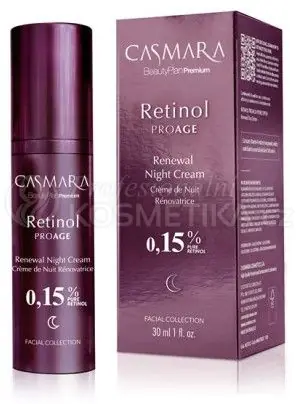 Casmara Retinol Proage Renewal Night Cream 0,15% - Obnovující noční krém 30 ml Speciální Cena