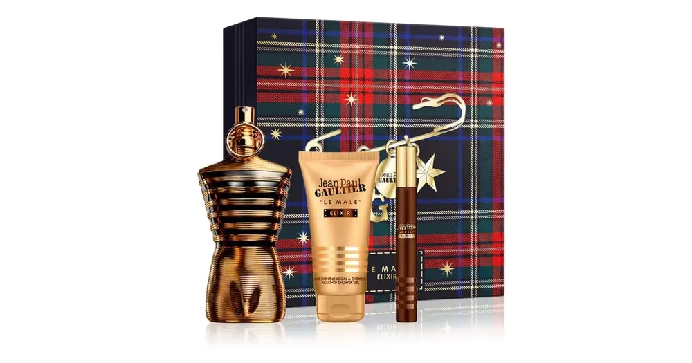 Kup Teď Jean Paul Gaultier Le Male Elixir Parfém 125 ml + Parfém MINI 10 ml + SG 75 ml M