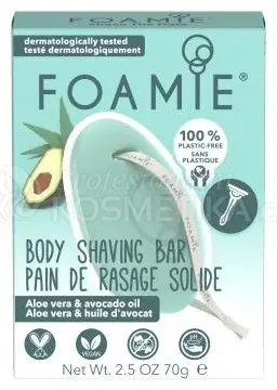 Akční Nabídka Foamie Shaving Bar Aloe You Very Much / Shave The Date - Tuhá pěna na holení 70 g