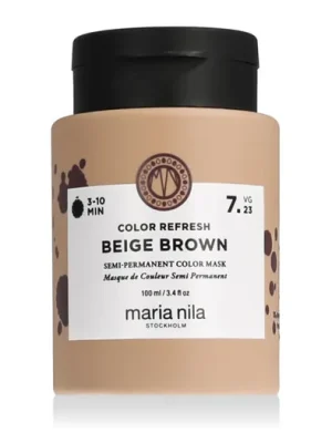 Omezená Nabídka Maria Nila Colour Refresh maska na vlasy s barevnými pigmenty Beige Brown 100 ml