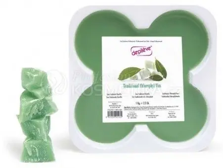 Nová Kolekce Depiléve Depilační vosk s chlorofylem 1 kg