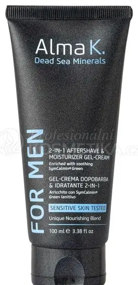 Alma K. Men Care 2 in 1 After Shave Moisturizer Gel-cream - gelový krém po holení a hydratační krém 2 v 1 100 ml Novinka