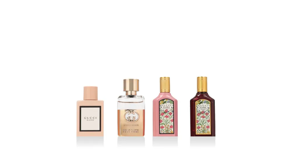 Novinka Gucci Sada miniatur EDP MINI 2 x 5 ml + EDP MINI Intense 5 ml + EDT MINI 5 ml W
