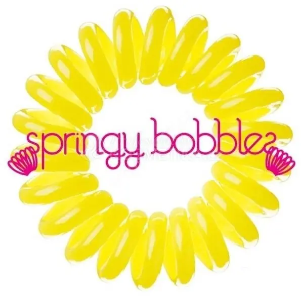 Springy Bobbles gumička do vlasů žlutá 3ks Víkendová Akce