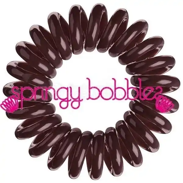 Springy Bobbles gumička do vlasů hnědá 3ks Aktuální