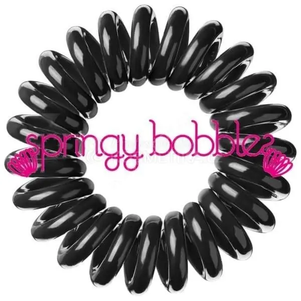 Nízká Cena Springy Bobbles gumička do vlasů černá 3ks