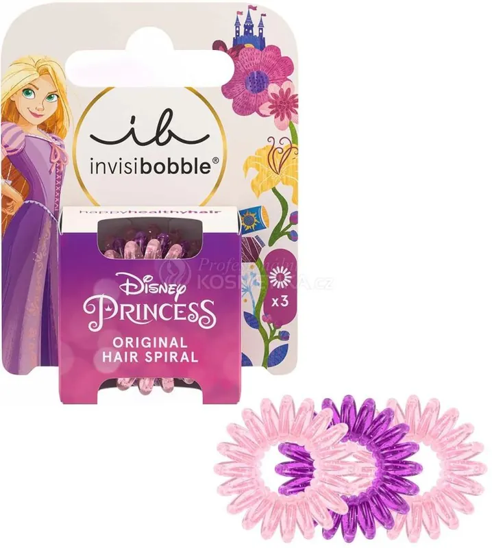 Jen Po Omezenou Doba Invisibobble KIDS ORIGINAL Disney Rapunzel - Gumička do vlasů 3 ks