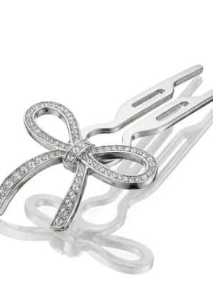 Fiona Franchimon Nº 1 Hairpin Crystals By Swarovski (White Gold Finish) 1 ks Zlevněný