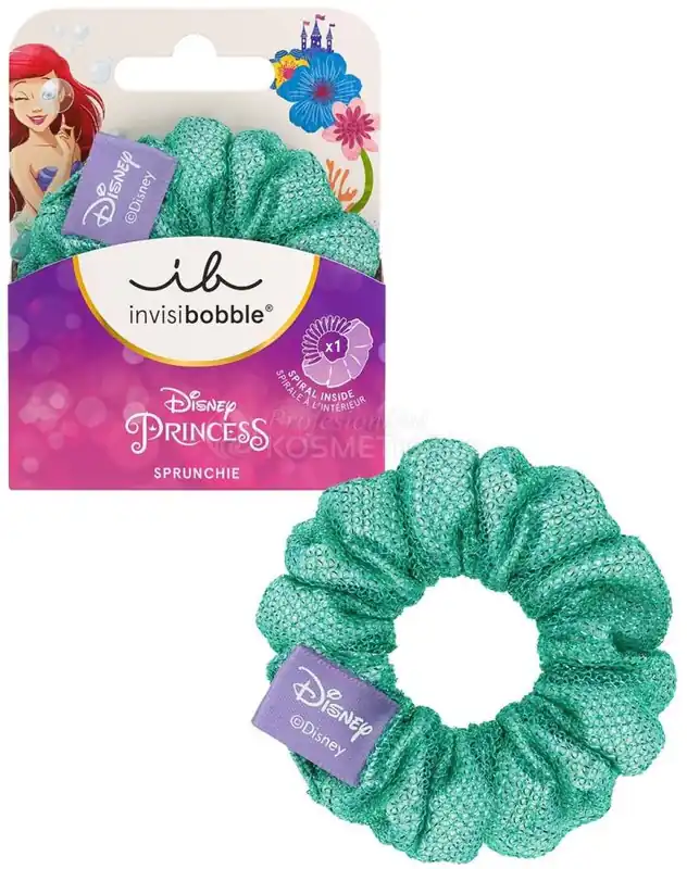 Invisibobble KIDS SPRUNCHIE Disney Ariel - Gumička do vlasů 1 ks Vysoce Kvalitní