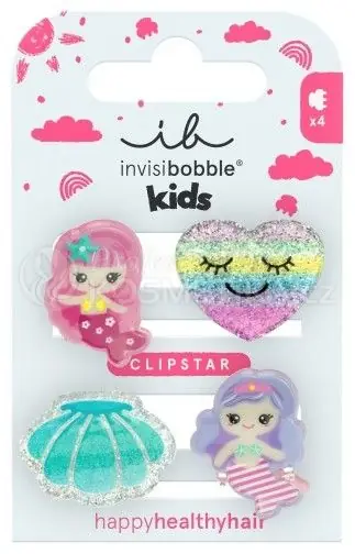 Invisibobble CLIPSTAR KIDS Mermaid Dreams - Skřipec do vlasů 4 ks Koupit Online