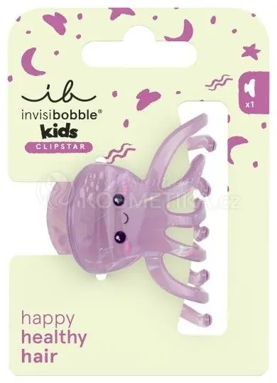 Invisibobble CLIPSTAR KIDS Octopus Splash - Skřipec do vlasů 1 ks Značkový