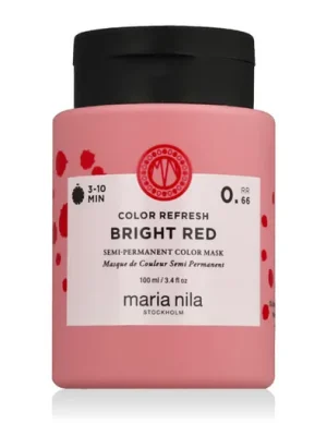 Maria Nila Colour Refresh Semi-permanent maska na vlasy s barevnými pigmenty Bright Red 100 ml Časově Omezené