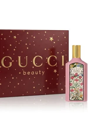 Značkový Gucci Flora Gorgeous Gardenia EDP 50 ml + rtěnka 509 Rouge De Beauté Brillant 1,8 g W