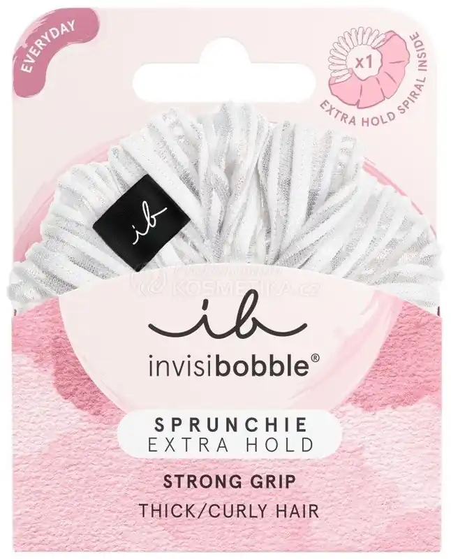 Objednat Nyní Invisibobble Sprunchie EXTRA HOLD Pure White - Gumička do vlasů bílá 1 ks