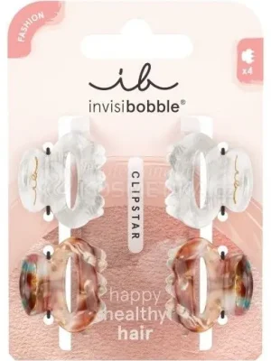 Zlevněný Invisibobble Clipstar Petit Bijoux S - Skřipce do vlasů 4 ks