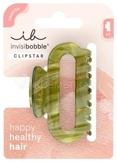 Invisibobble Clipstar M Evergreen - Skřipec do vlasů 1 ks Oblíbený