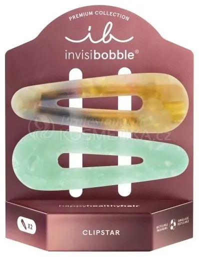 Poslední Šance Invisibobble Clipstar PREMIUM Rainbow Carousel - Sponka do vlasů 2ks