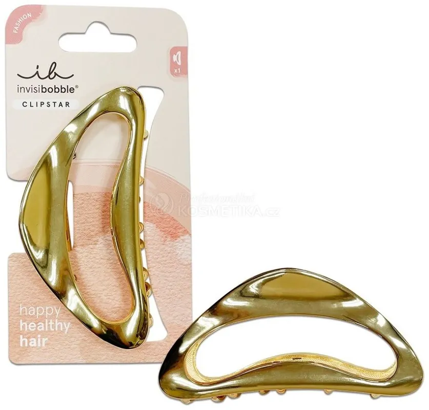 Invisibobble CLIPSTAR Gold Luxe - Skřipec do vlasů 1 ks Zlevněný