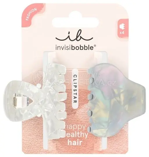 Oblíbený Invisibobble Clipstar M Pearly Frost - Skřipec do vlasů 2 ks