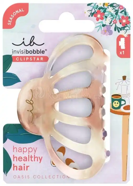 Invisibobble CLIPSTAR M Oasis Heaven Blue - Skřipec do vlasů Hit Sezóny