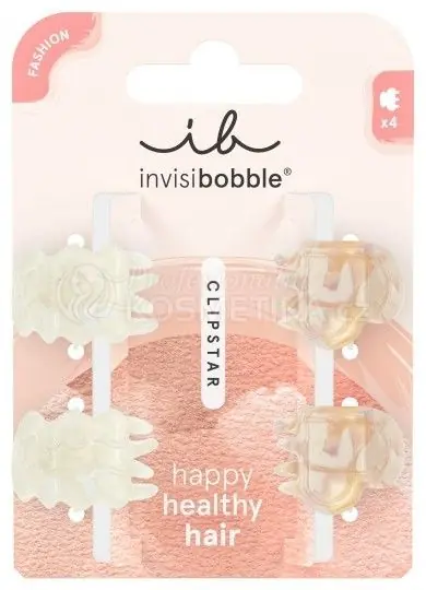 Invisibobble CLIPSTAR XS Petit Rainbow - Skřipce do vlasů 4 ks Speciální Cena