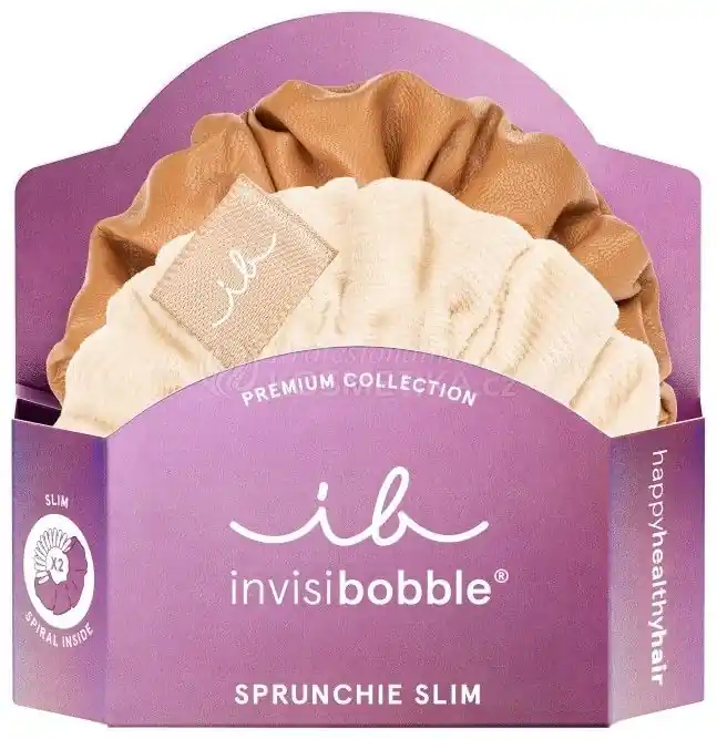 Vrácení Zdarma Invisibobble Sprunchie SLIM PREMIUM Creme de Caramel - Gumička do vlasů 1 ks