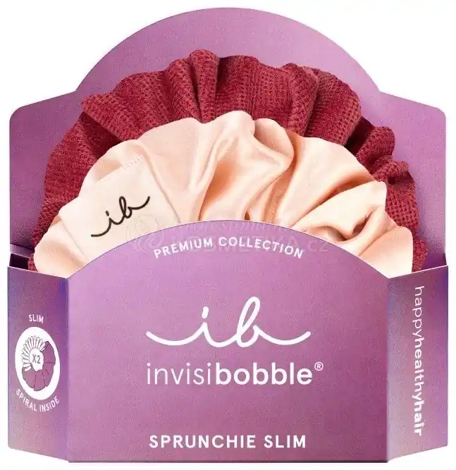 Novinka Invisibobble SLIM PREMIUM You Make me Blush - Gumička do vlasů 2 ks