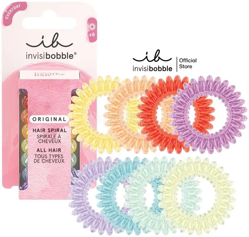 Přímo Od Výrobce Invisibobble Original Rainbow Vibes - Barevné gumičky do vlasů 8 ks