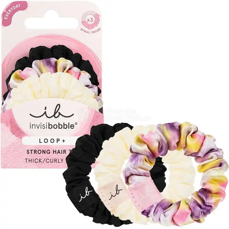 Invisibobble LOOP+ Be Strong - Gumička do vlasů 3 ks Nejprodávanější