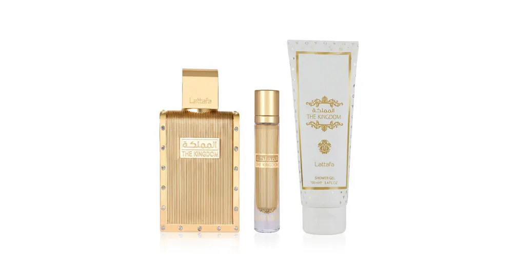 Objednat Nyní Lattafa The Kingdom EDP 100 ml + EDP MINI 12 ml + SG 100 ml M