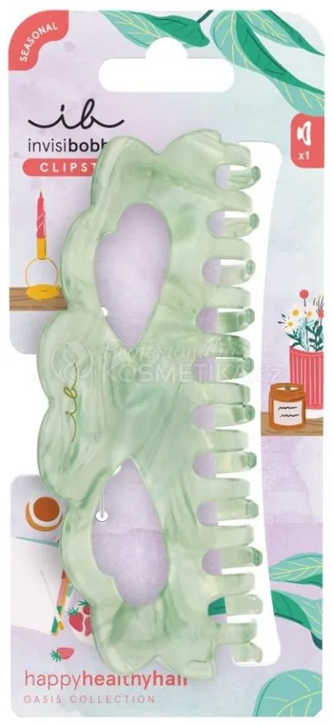 Invisibobble CLIPSTAR L Oasis Matcha Reset - Skřipec do vlasů 1ks Novinka