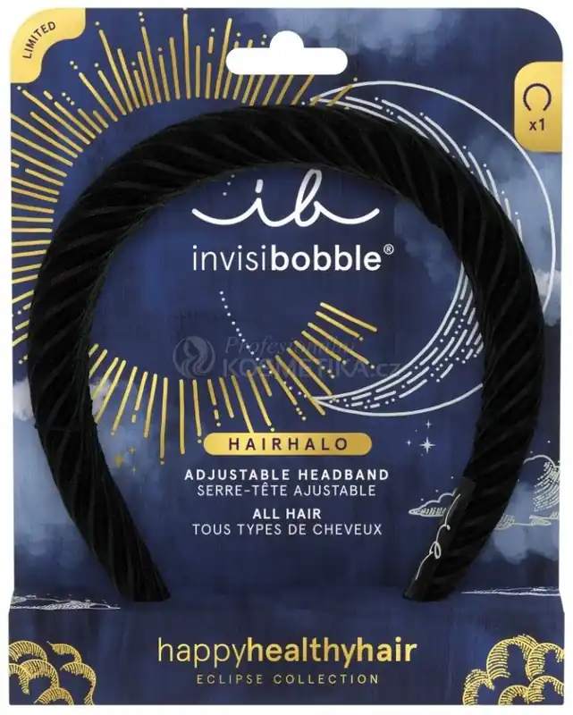 Invisibobble HAIRHALO Eclipse Midnight Ring - Čelenka do vlasů Akce