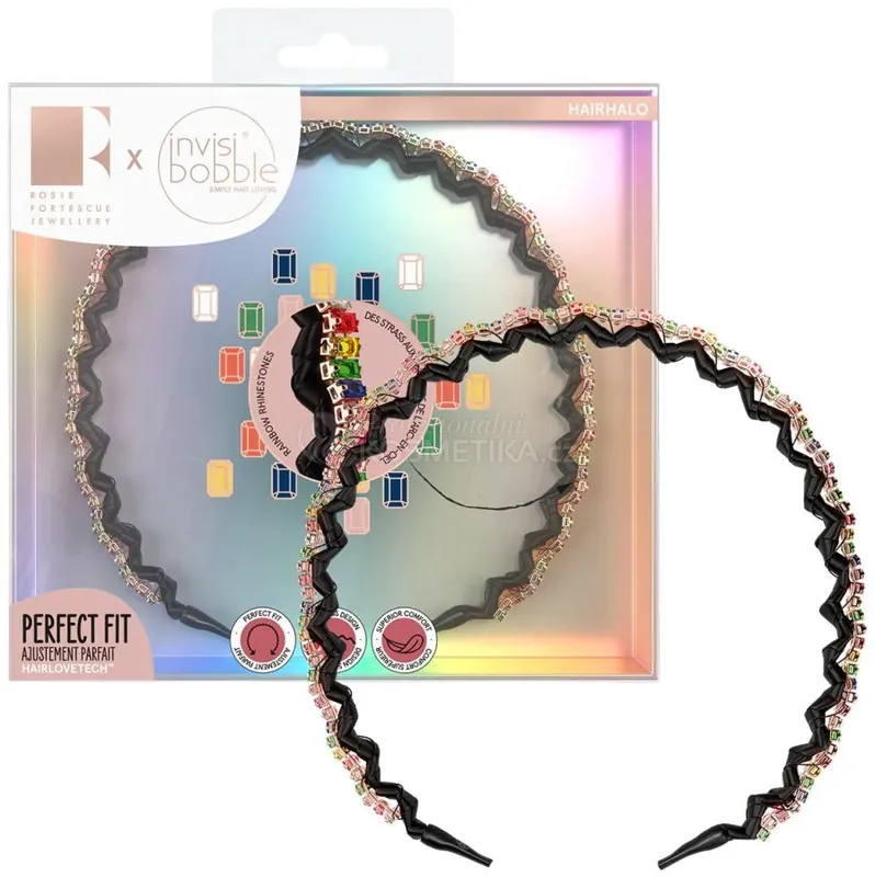 Oblíbený Invisibobble HAIRHALO Rosie Fortescue Trendy Treasure - Nastavitelná čelenka do vlasů Barevná 1ks