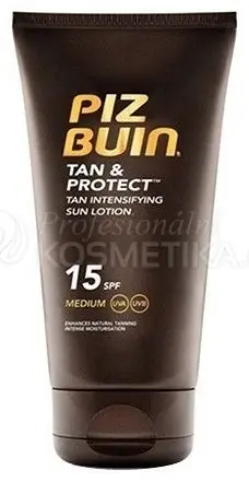 Piz Buin Tan Protect Intensifying Sun Lotion SPF 15 - Opalovací mléko zvýrazňující opálení 150 ml Kup Teď