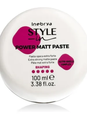 Novinka Inebrya Style-In Power Matt Paste Extra Strong 100 ml