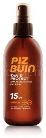 Piz Buin Tan & Protect Oil Spray SPF15 - Urychlující opalovací olej 150 ml Přímo Od Výrobce