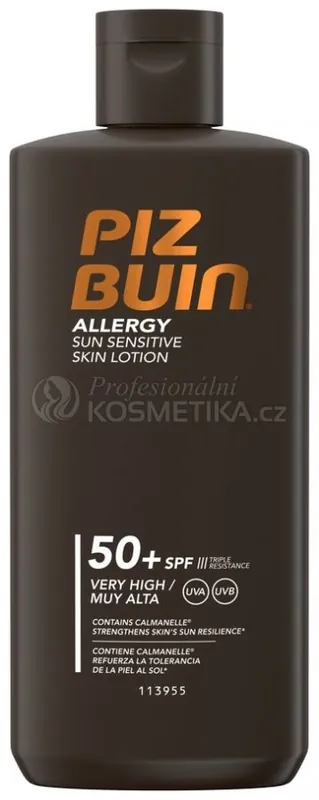 Piz Buin Allergy Lotion SPF50+ - Opalovací mléko SPF50+ 200 ml Finální Výprodej