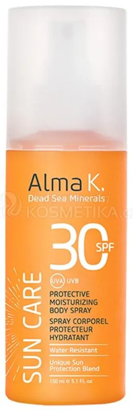 Alma K. Sun Care Protective Moisture Body Spray SPF 30 - Jemný, rychle vstřebatelný sprej 150 ml Finální Výprodej