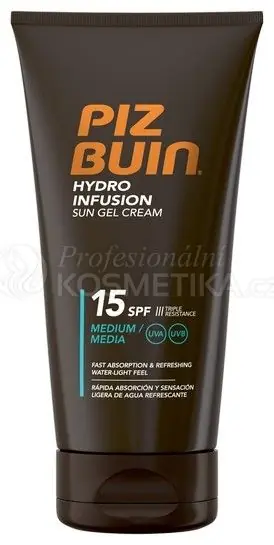 Piz Buin Hydro Infusion Sun Gel Cream SPF15 - Hydratační gelový opalovací krém 150 ml Doprava Zdarma