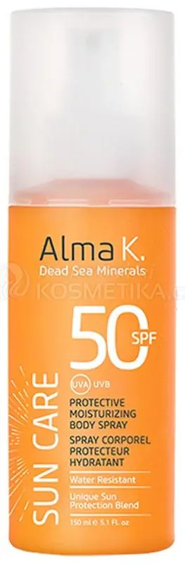 Alma K. Sun Care Protective Moisturizing Body Spray SPF50 - Opalovací sprej 150 ml Omezená Nabídka