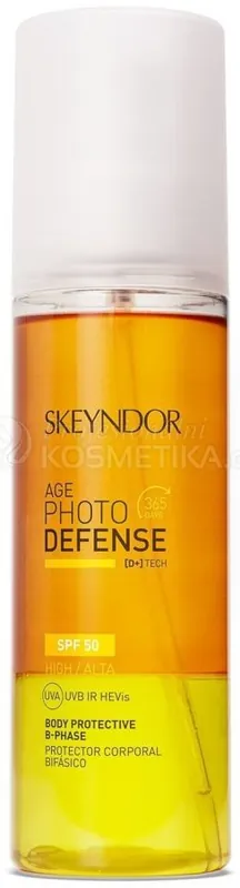 Skeyndor Age Photo Defense Body Protective B-Phase SPF50 - Tělová ochranná dvoufázová péče 200 ml Nakupujte Hned