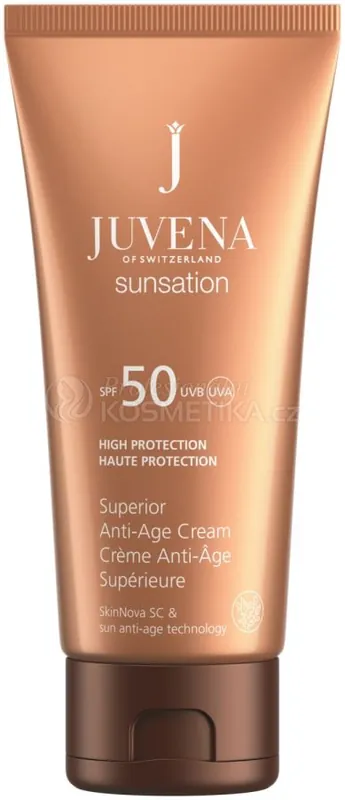 Juvena Sunsation Superior Anti-age Cream - Opalovací krém na obličej SPF 50 75 ml Pouze Dnes