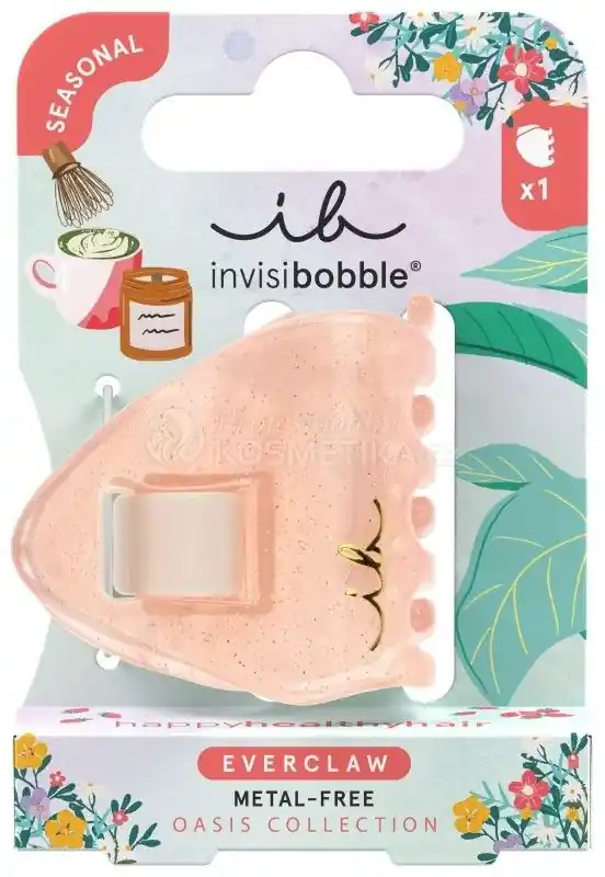 Super Cena Invisibobble EVERCLAW S Oasis Coral Crush - Skřipec do vlasů 1 ks