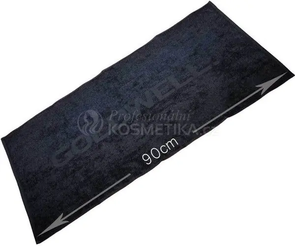 Cenový Hit Goldwell Towell - Kadeřnický ručník Bavlna Černý 50x90cm