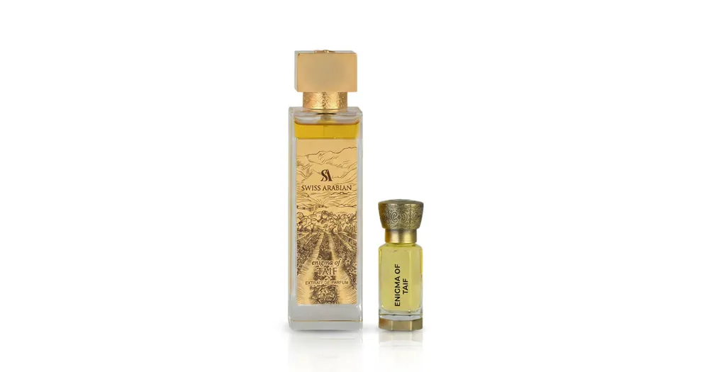 Novinka Swiss Arabian Enigma of Taif Extrait de Parfum 100 ml + parfémovaný olej 12 ml UNISEX