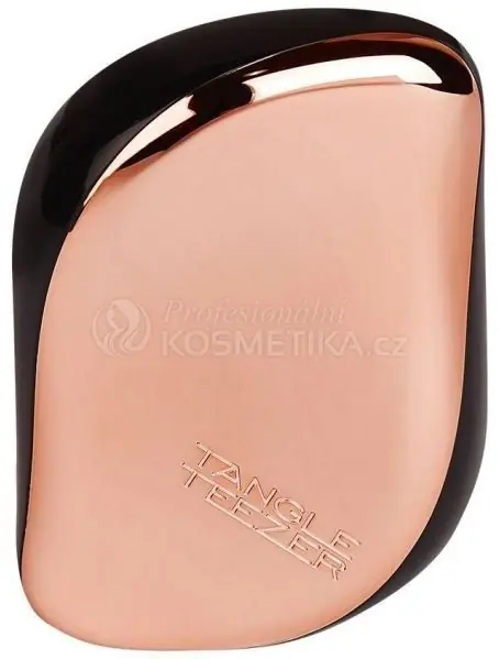 Horká Nabídka Tangle Teezer® Compact Styler Rose Gold - Kompaktní kartáč na vlasy zlato-černý